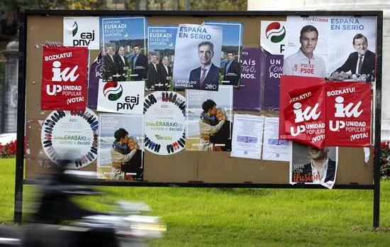 Hauteskunde orokorrak elecciones generales 2015 campaña kanpaina. EFE