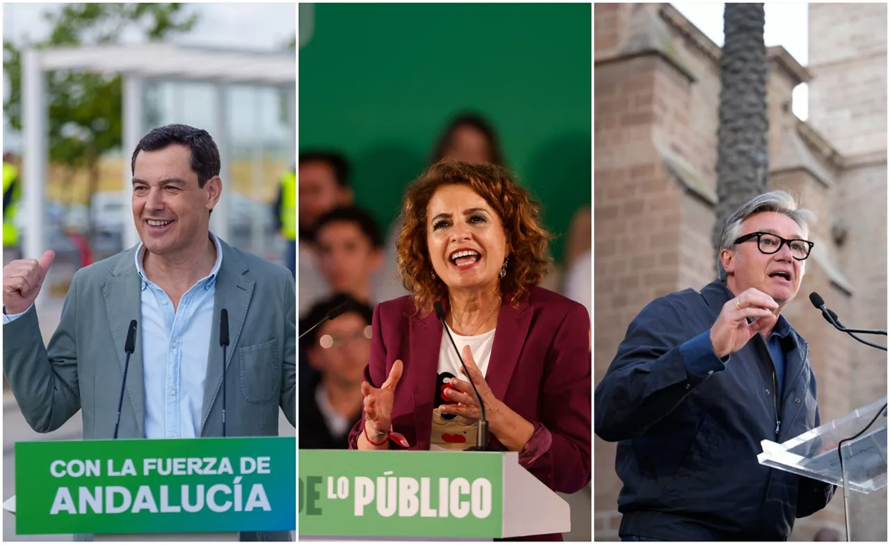 juanma moreno maria jesus montero manuel gavira