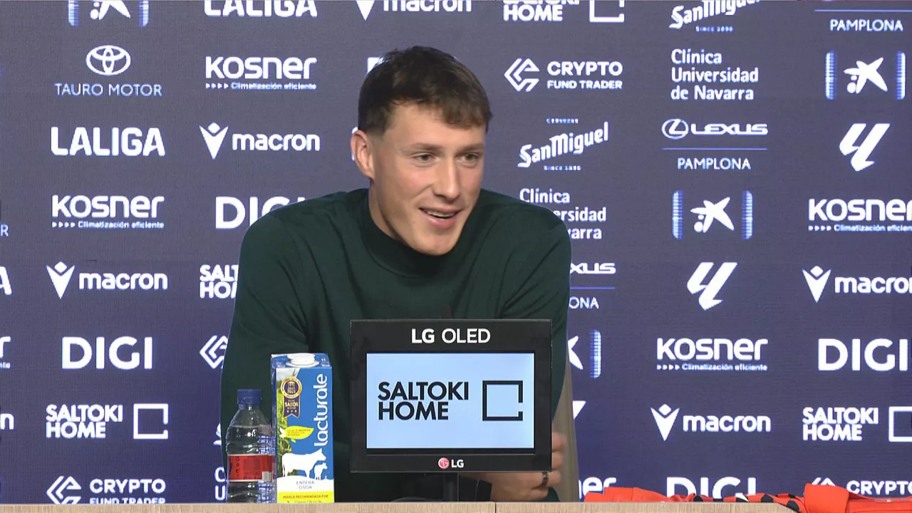 Jorge Herrando Osasunako jokalariaren adierazpenak, kontratua berritu ostean.