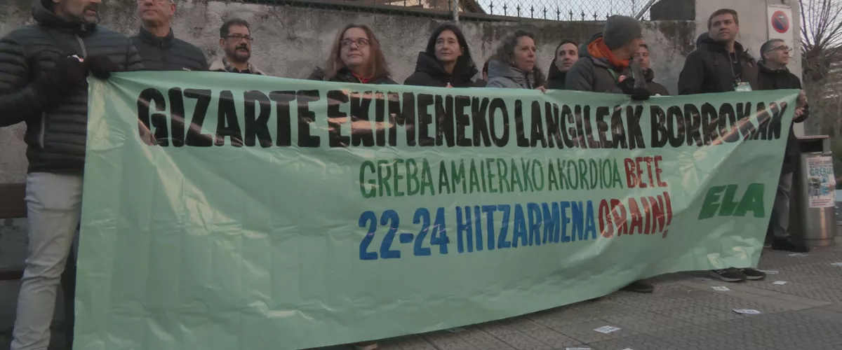 Greba gizarte ekimeneko ikastetxeetan