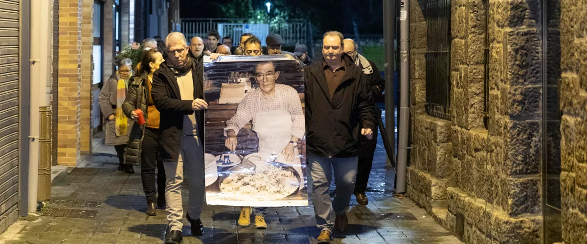 Ramon Diazi azken omenaldia Donostian