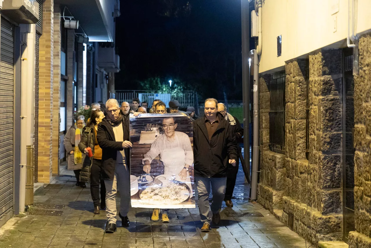 Ramon Diazi azken omenaldia Donostian