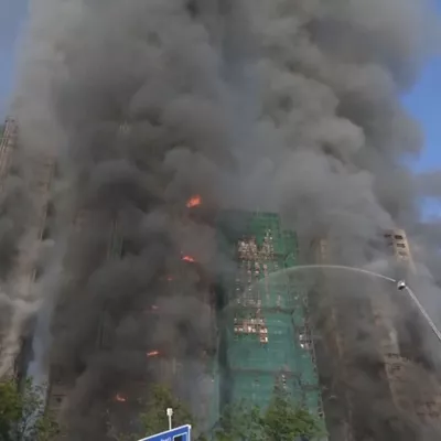 Incendio en Hong Kong