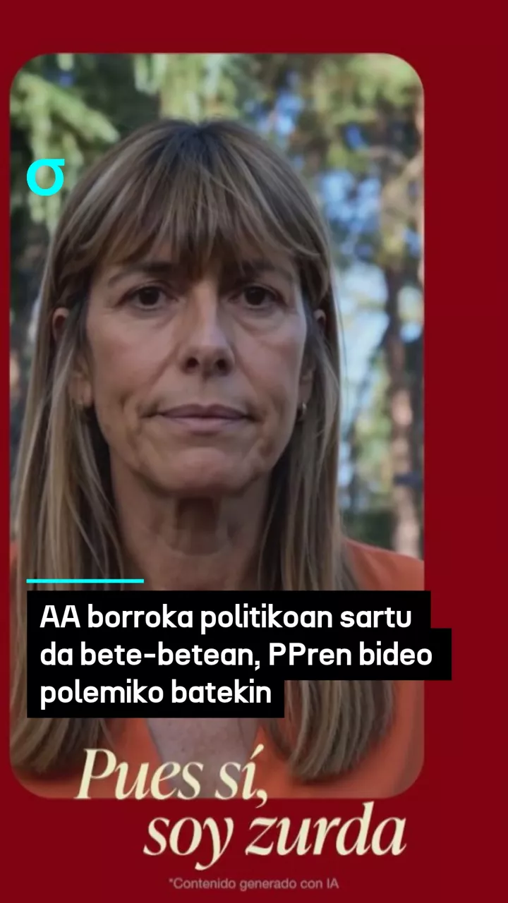 AA borroka politikoan sartu da bete-betean, PPren bideo polemiko batekin