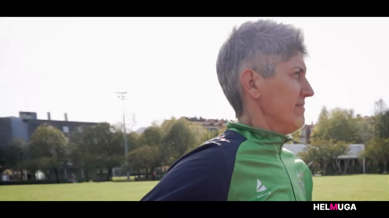 Idoia Esnaola maratoilaria, "Helmuga" saioko protagonista.