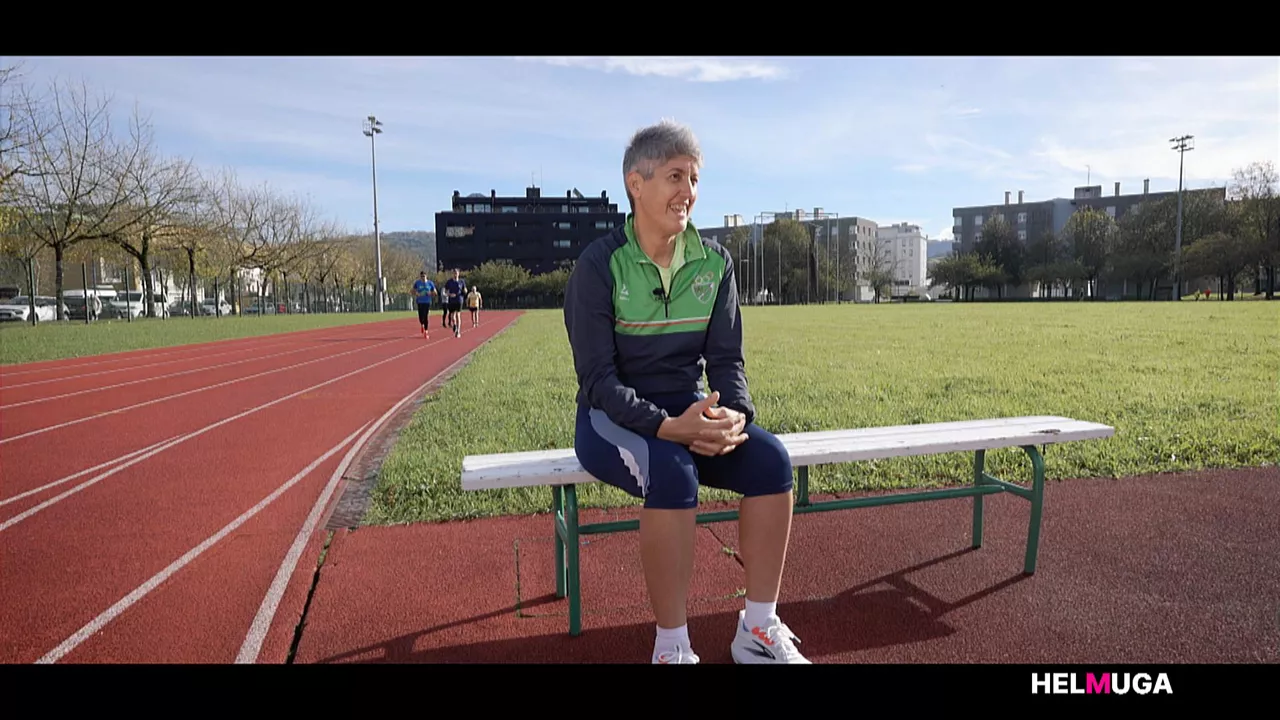 Idoia Esnaola maratoilaria elkarrizketatu dute ETB1eko "Helmuga" saioan. 