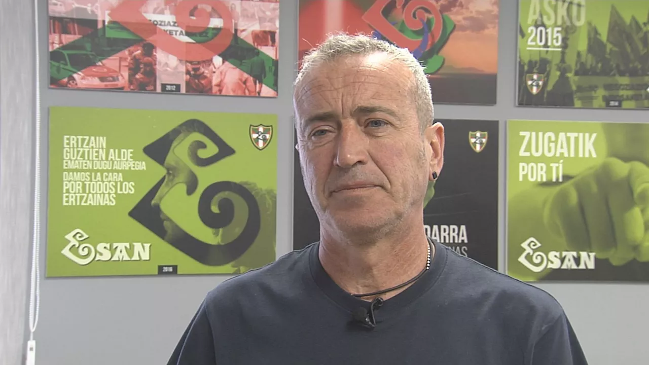 Iñaki Uraga, portavoz del sindicato ESAN de la Ertzaintza