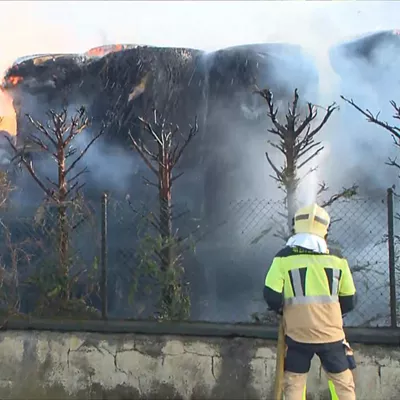 50 bobinas de papel han ardido