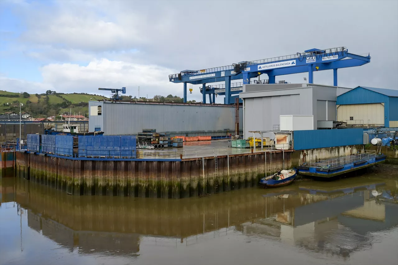 Instalaciones de Astilleros Balenciaga en Zumaia