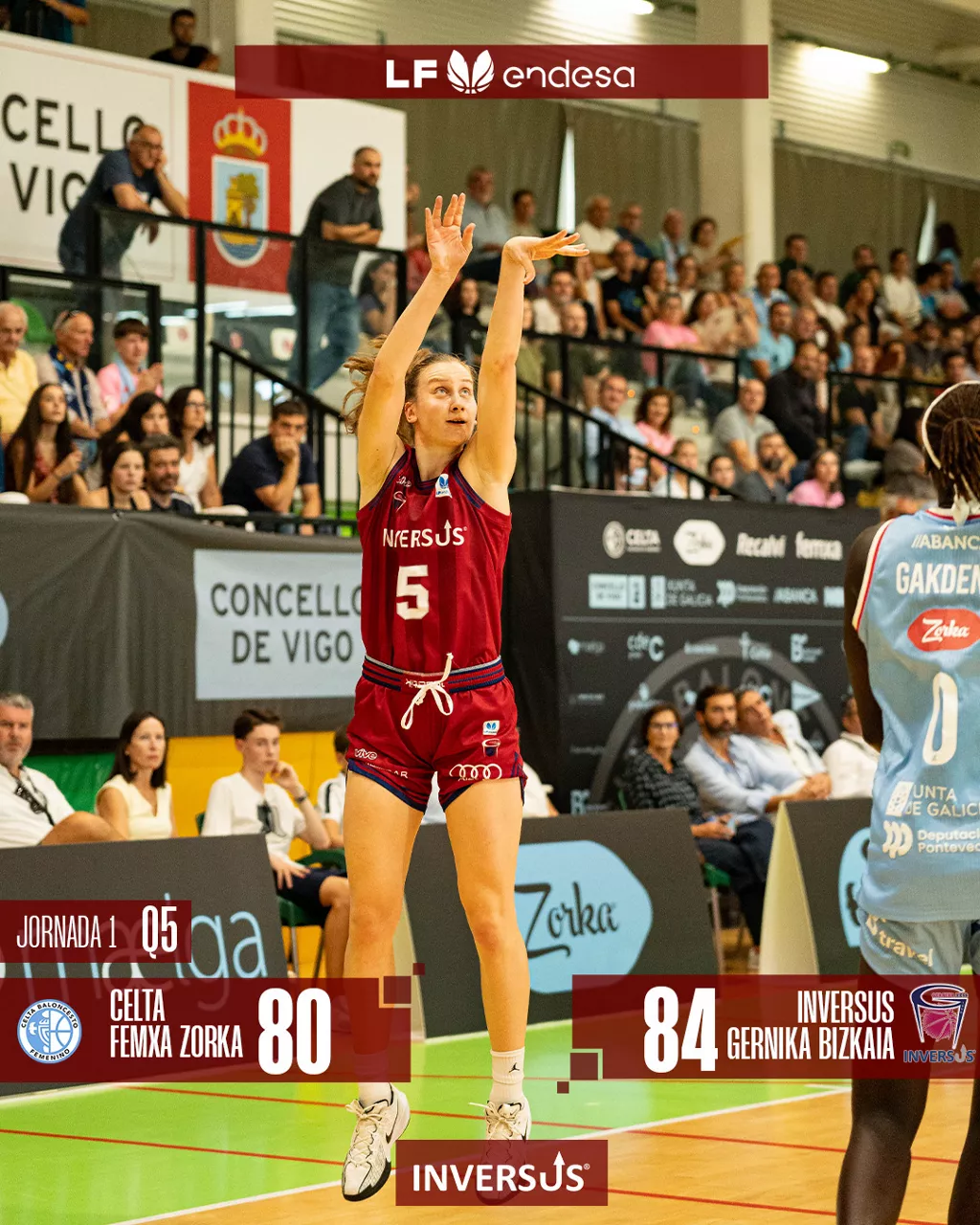 Celta-Inversus Gernika, Endesa Ligan