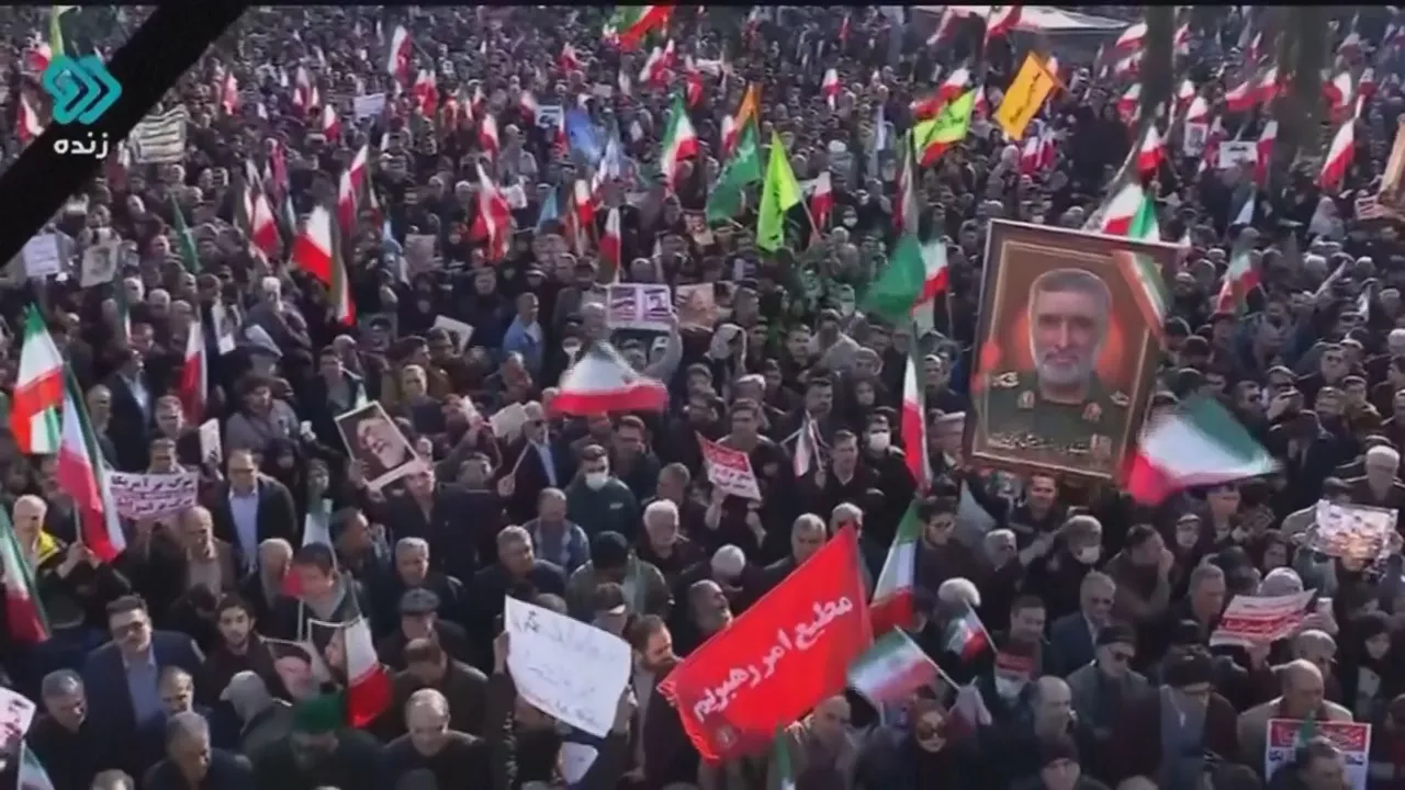 IRAN MANIFESTAZIOA MANIFESTACION