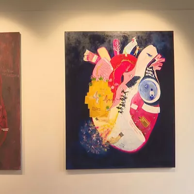 Irati Bazeta ilustratzailearen erakusketa Durangoko Azokan. 