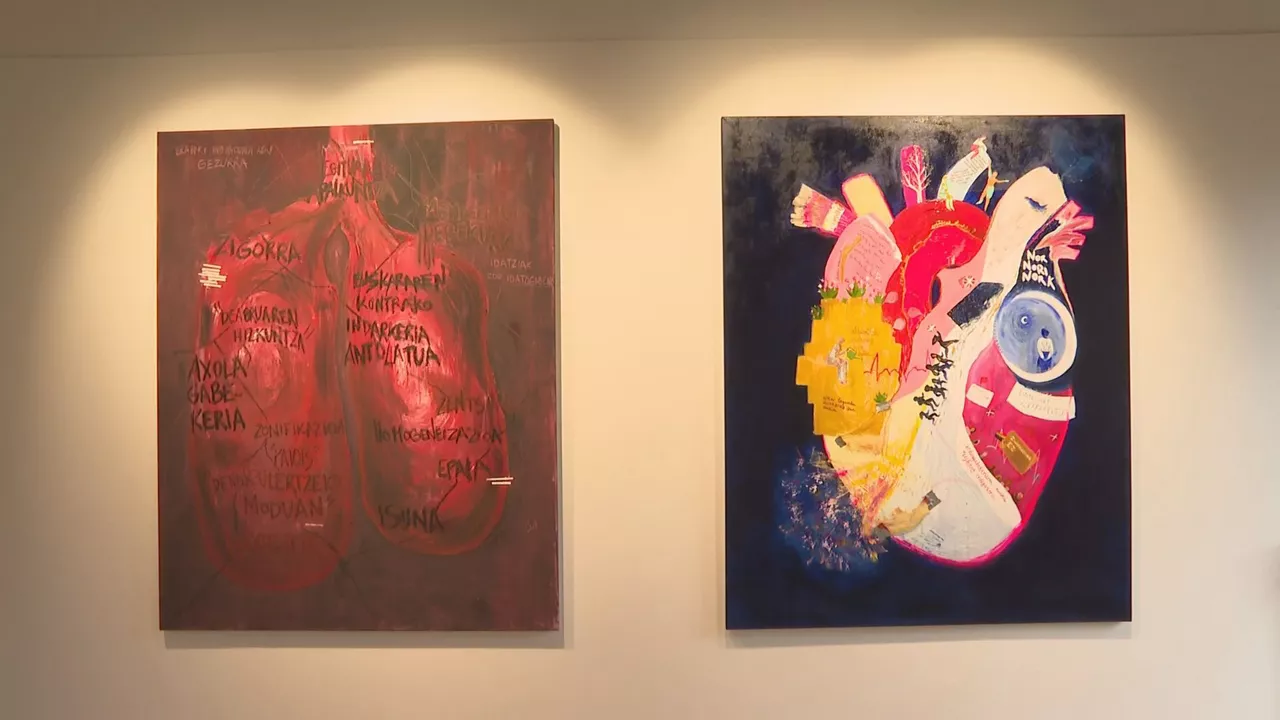Irati Bazeta ilustratzailearen erakusketa Durangoko Azokan. 