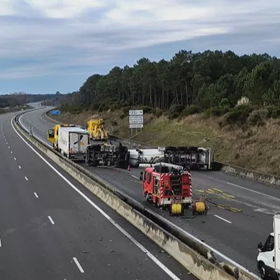 Hainbat autoren arteko istripua Landetan