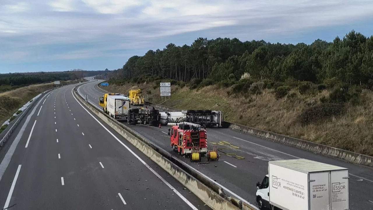 Hainbat autoren arteko istripua Landetan