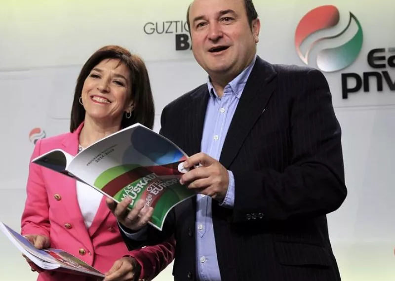 Izaskun Bilbao Andoni Ortuzar PNV-EAJ Foto: EFE