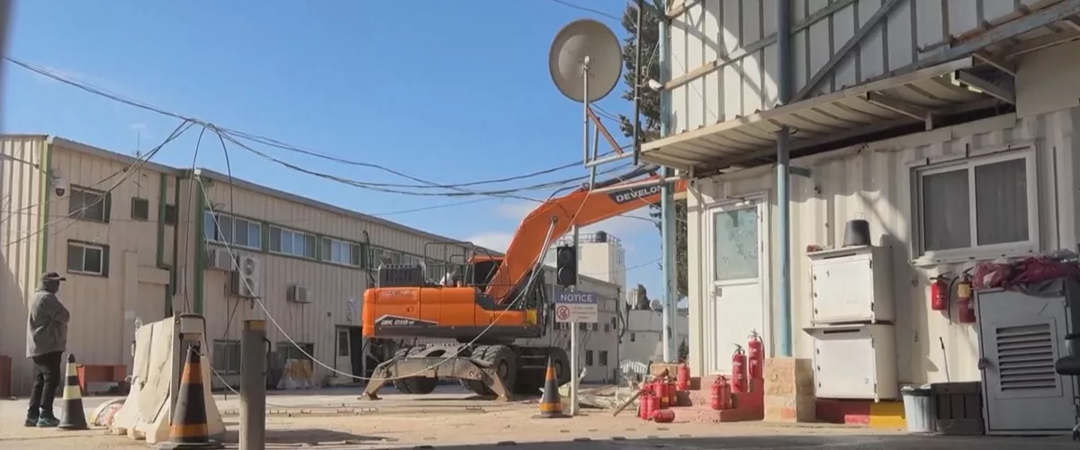 maquinas UNRWA  jerusalem