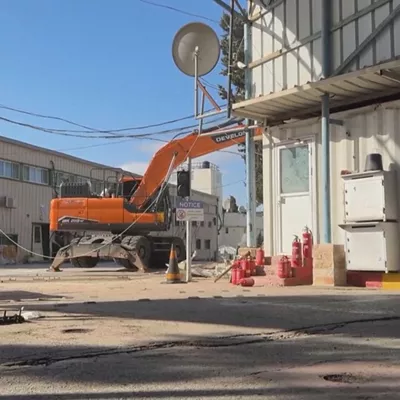 maquinas UNRWA  jerusalem