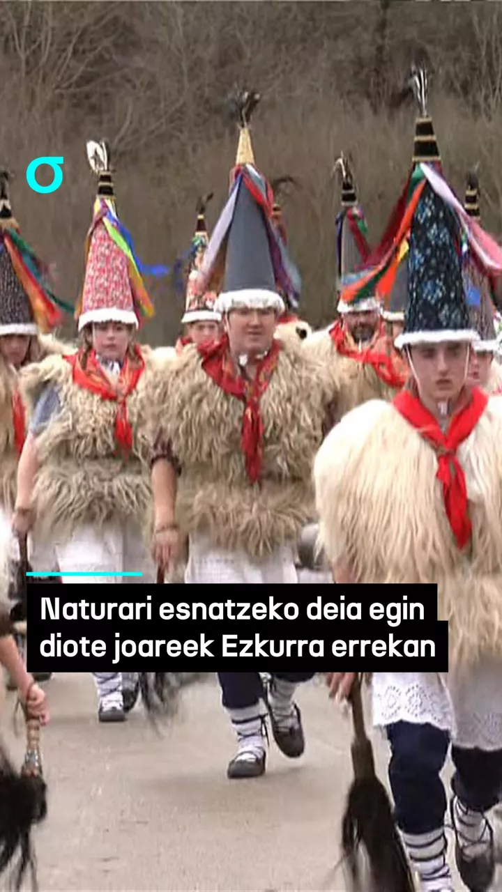 Zubitako joaldunak Iturenera bidean