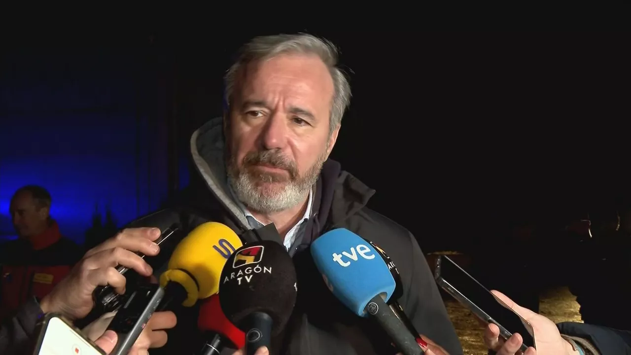 Jorge Azcón presidente de Aragón sobre el alud de Panticosa