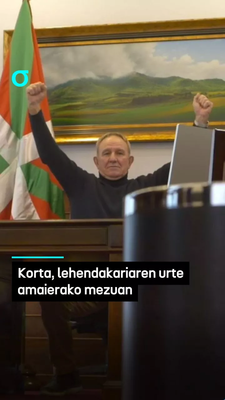 Korta, lehendakariaren urte amaierako mezuan