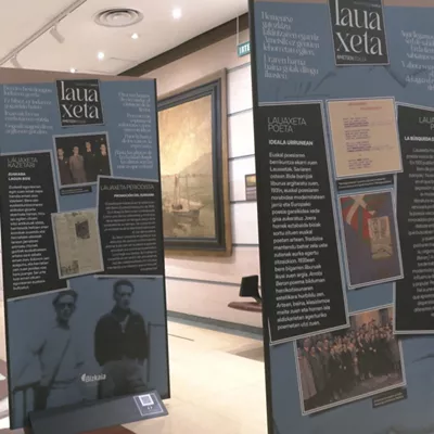 'Lauaxeta, ametsen egilea' erakusketa Eskal Abertzaletasunaren Museoan. 
