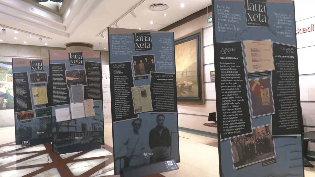 'Lauaxeta, ametsen egilea' erakusketa Eskal Abertzaletasunaren Museoan. 