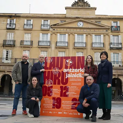 Lautan Hiru antzerki jaialdiaren aurkezpena					