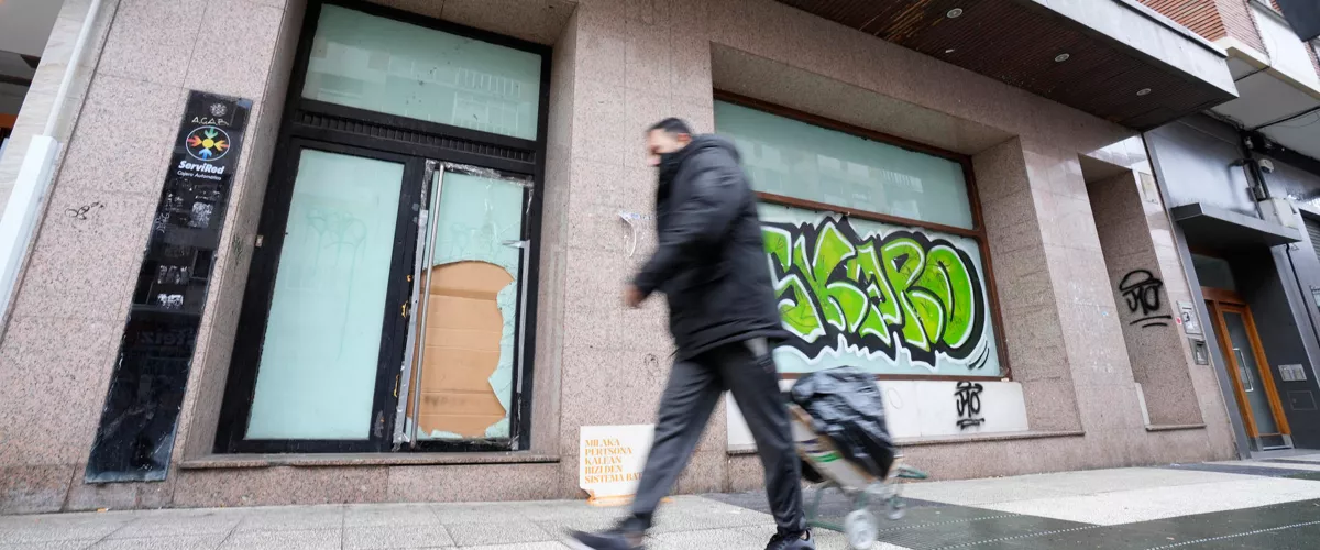 Lonja Vitoria-Gasteiz incendio EFE