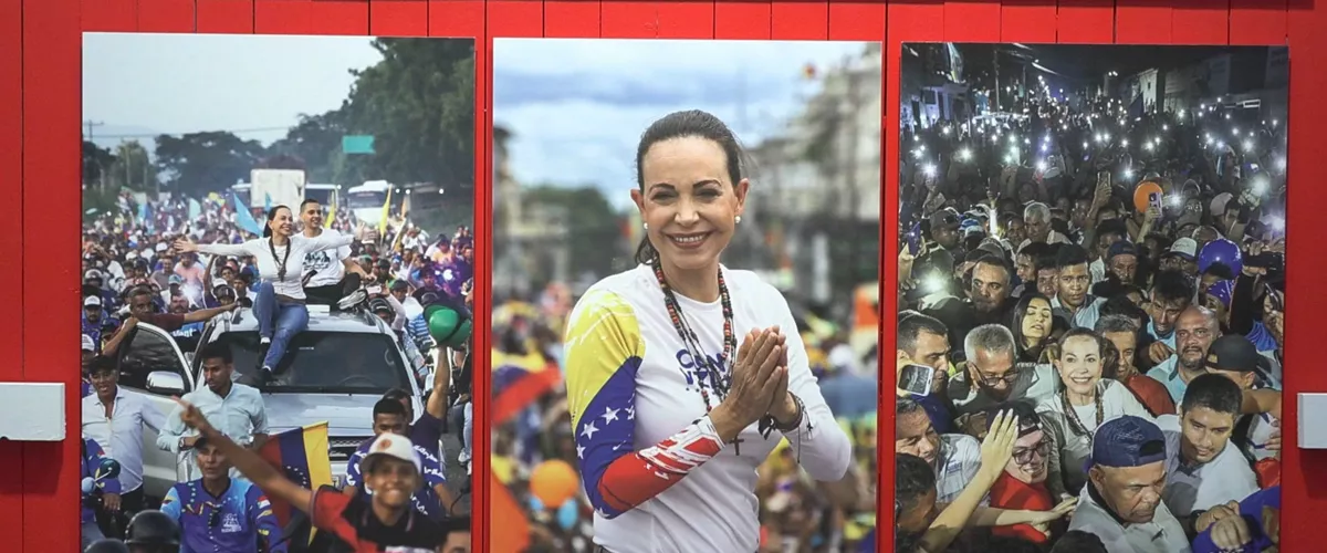 Maria Corina Machado  Oslo erakusketa argazkiak