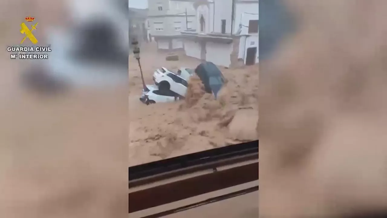 Uholdeak Albaceteko Madrigueras herrian