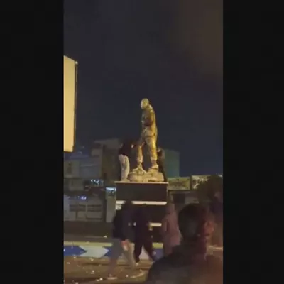 manifestantes en Irán