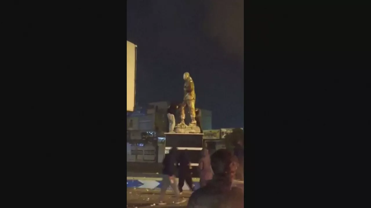 manifestantes en Irán