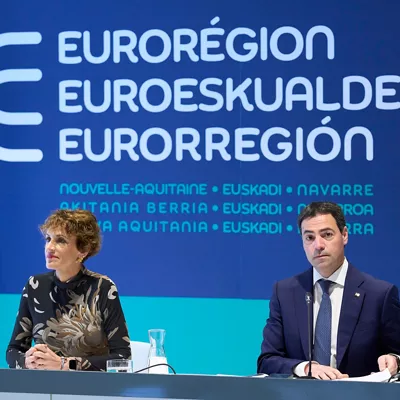 María Chivite e Iñigo Urkullu