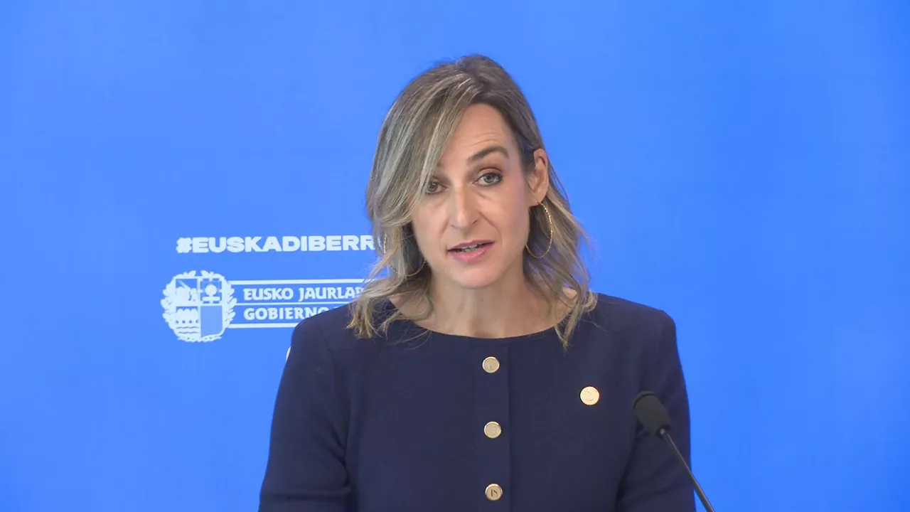 María Ubarretxena, portavoz del Gobierno Vasco