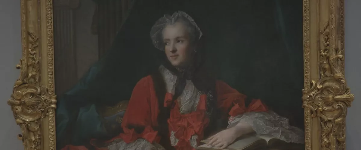 Marie Leczinska Louis XV.aren erretratua, Bonnat Helleu Baionako museoan. 