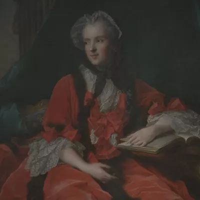 Marie Leczinska Louis XV.aren erretratua, Bonnat Helleu Baionako museoan. 