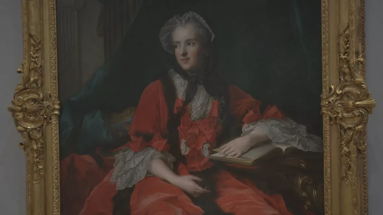 Marie Leczinska Louis XV.aren erretratua, Bonnat Helleu Baionako museoan. 