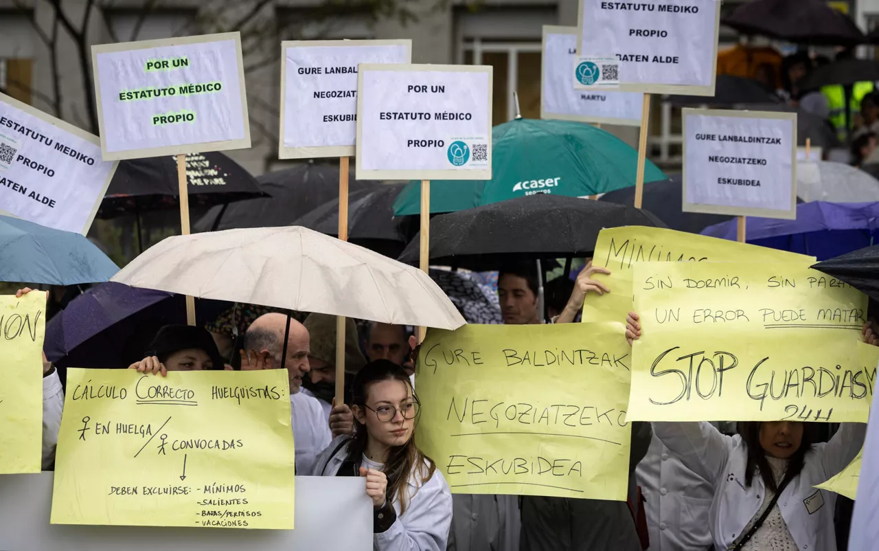 Medikuen protesta Donostian
