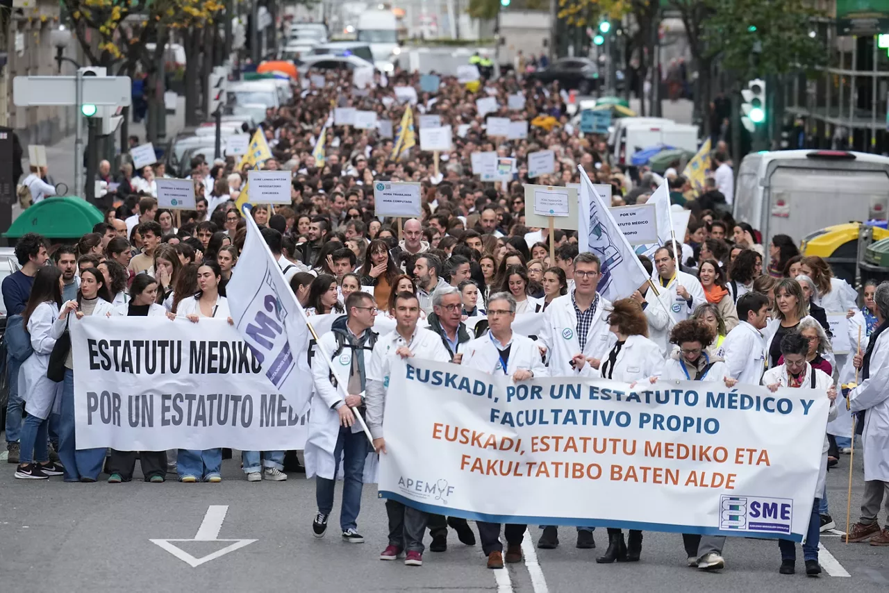 medikuak manifestazioa bilbo medicos manifestacion 