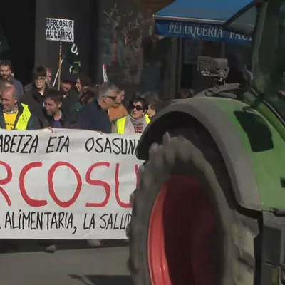 Mercosur protesta Gasteizen