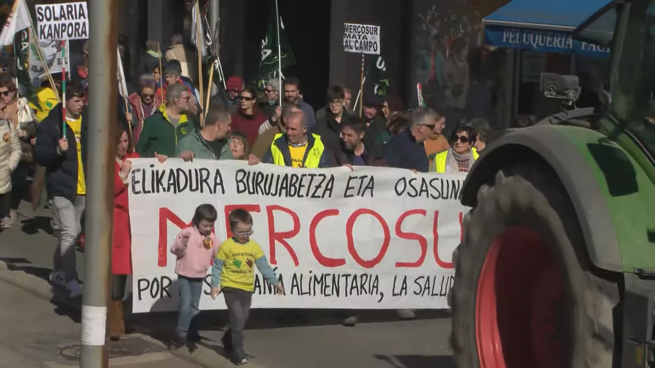 Mercosur protesta Gasteizen