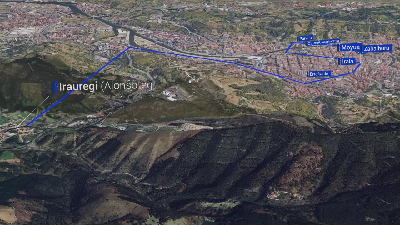 Así será la Línea 4 de Metro Bilbao, que conectará Matiko con Alonsotegi