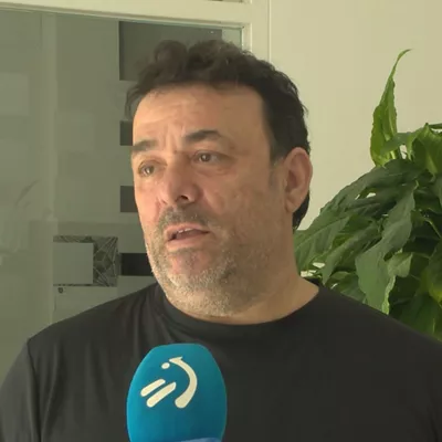 Miguel Ángel Montes, alcalde de Iruña de Oca, tras el terremoto que ha afectado a la localidad y parte de Álava.