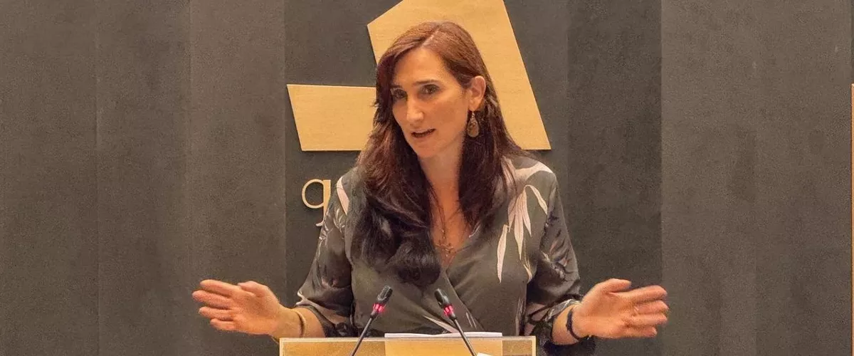 Miren Echeveste, portavoz de Elkarrekin Podemos en Gipuzkoa.