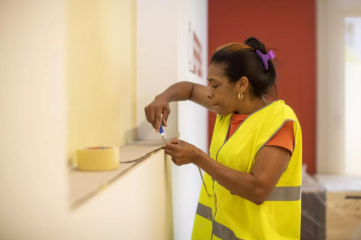 Mujer trabajadora migrante