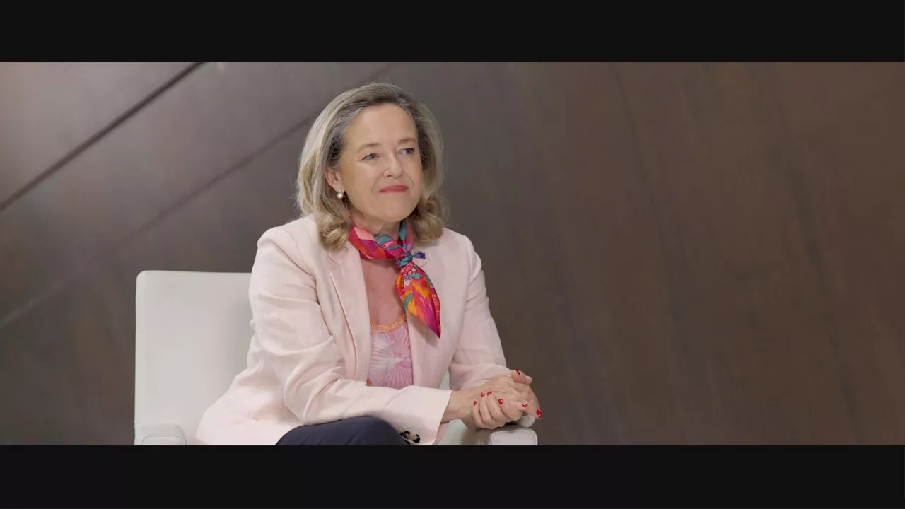 Nadia Calviño BEI "12 minutos"