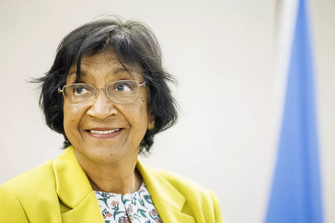 Copenhague, 9 oct (EFE).- La juez sudafricana Navanethem "Navi" Pillay es la ganadora del Premio Nobel de la Paz 2026 "por su labor en favor de la paz y el derecho internacional", anunció este viernes el Comité Nobel noruego, con sede en Oslo. EFE/Valentin Flauraud
