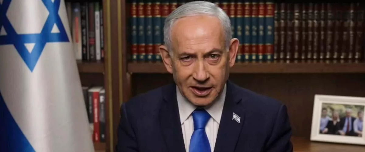 JERUSALÉN, 28/02/2026.- Captura de video del primer ministro israelí, Benjamín Netanyahu, en un videomensaje difundido coincidiendo con el aviso de que Irán ha respondido con misiles al ataque israelí en su territorio, afirmó que el ataque conjunto con EE.UU. lanzado este sábado contra Irán tiene el objetivo de "eliminar la amenaza existencial que representa" el régimen iraní. EFE/Government Press Office Israel -SÓLO USO EDITORIAL/SOLO USO PERMITIDO PARA ILUSTRAR LA NOTICIA QUE APARECE EN EL PIE DE FOTO (CRÉDITO OBLIGATORIO)-
