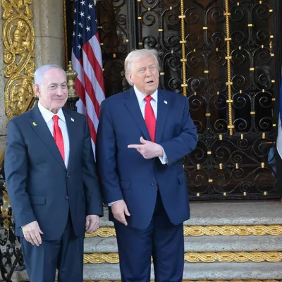 (Foto de ARCHIVO)

December 29, 2025, Jerusalem, Jerusalem, Palestinian Territory: Israeli Prime Minister Benjamin Netanyahu met with US President Donald Trump at the Mar-a-Lago resort in Palm Beach, Florida, where the two sides held talks on ending the war in Gaza and moving to the second phase of the agreement. Florida, USA, December 29, 2025



Europa Press/Contacto/Israeli Prime Minister  apai

29/12/2025
